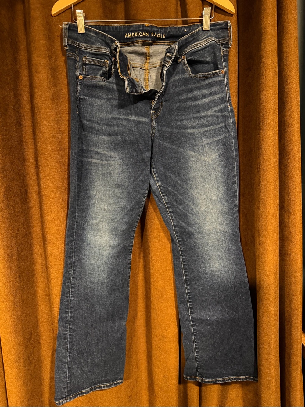 American Eagle Outfitters Women's Dark Blue Boot Cut Jeans